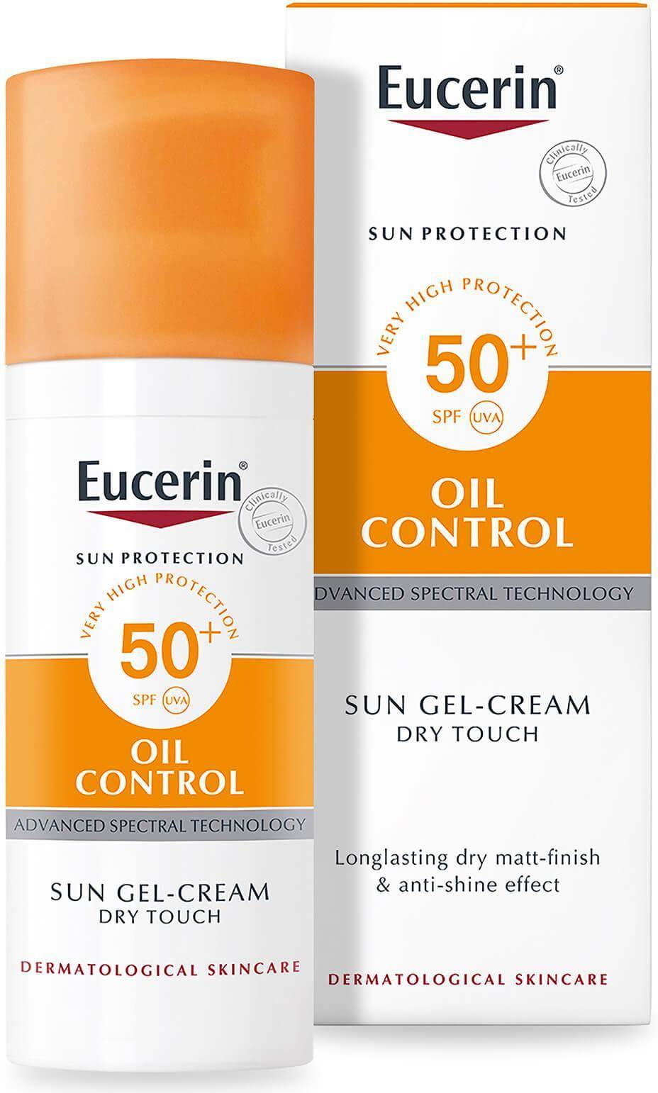 Eucerin Oil Control Dry Touch Sun Gel-Cream SPF50+ 50ml • Price