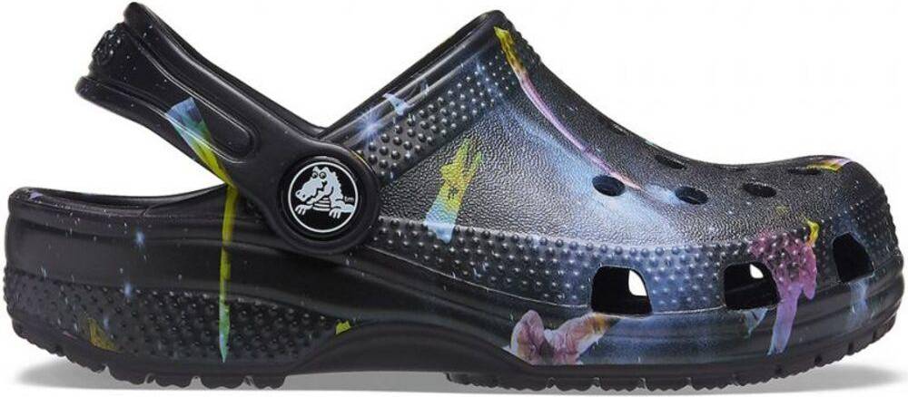 Crocs Kids Classic Out Of This World II Space Clogs - Black • Price