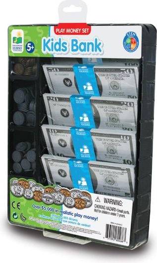 The Learning Journey Kids Bank Play Money Set