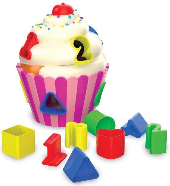 The Learning Journey Cupcake Shape Sorter