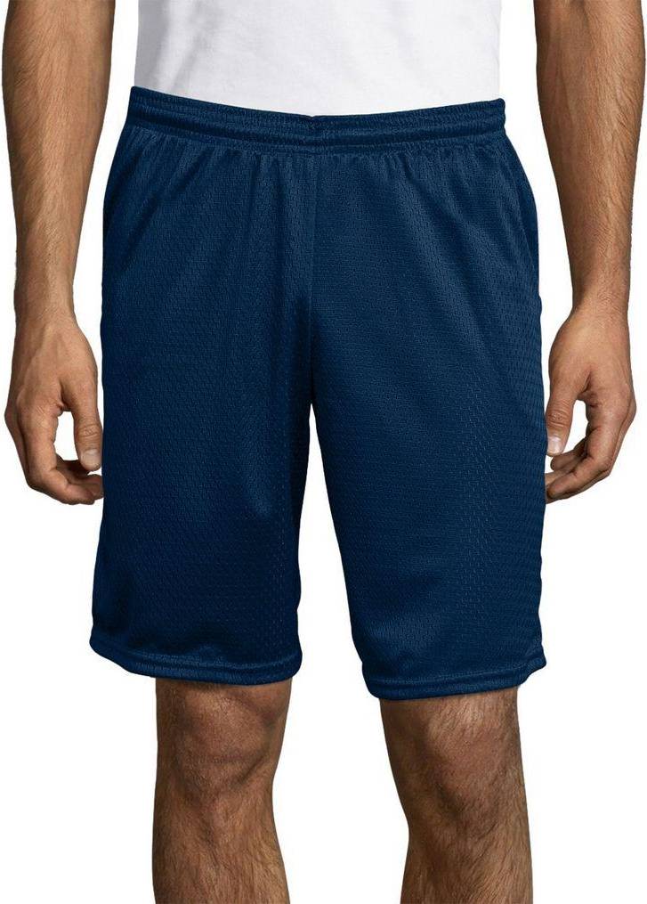 Hanes Mesh Pocket Shorts Men - Navy • Find prices