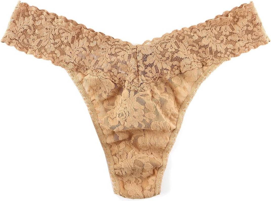 Hanky Panky Signature Lace Original Rise Thong - Suntan • Price