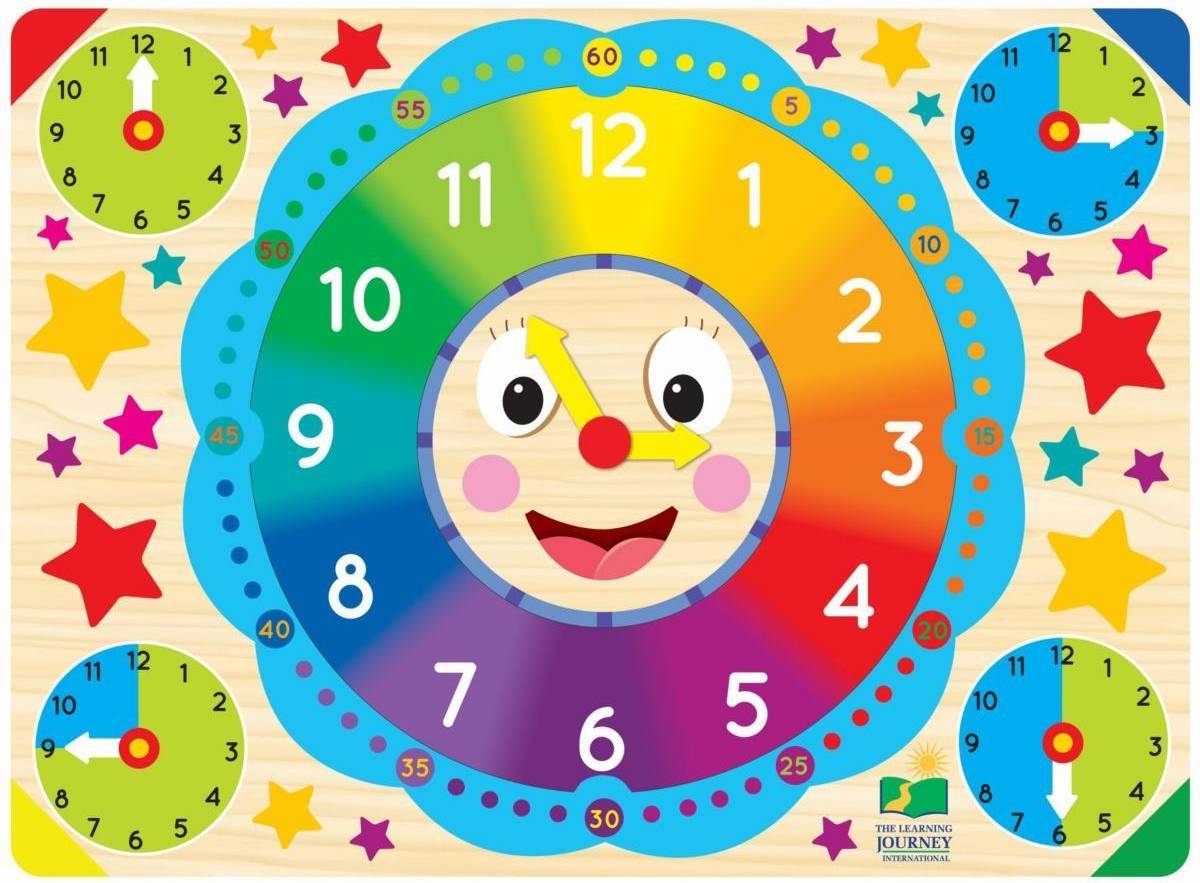 The Learning Journey Lift & Learn Clock Puzzle 12 Pieces