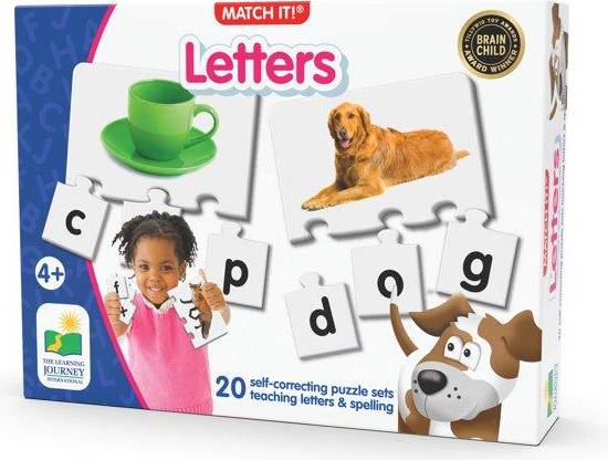 The Learning Journey Match It Letters