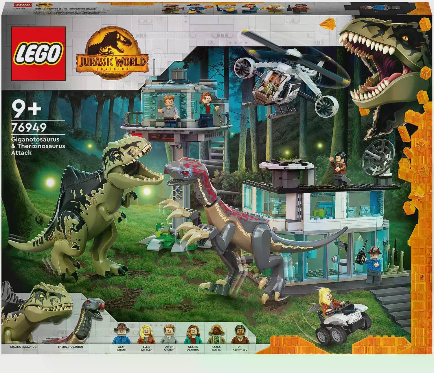 Lego Jurassic World Giganotosaurus & Therizinosaurus Attack 76949 • Price