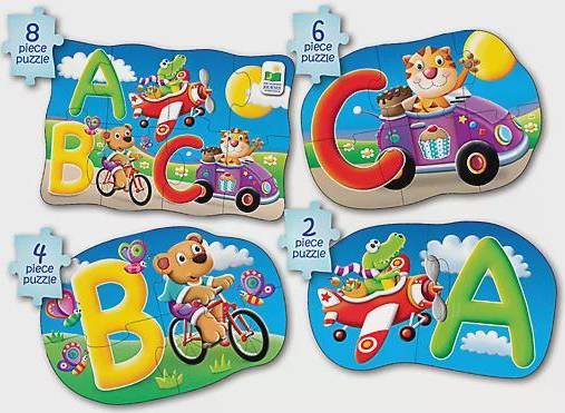 The Learning Journey My First Puzzle ABC 4 in 1