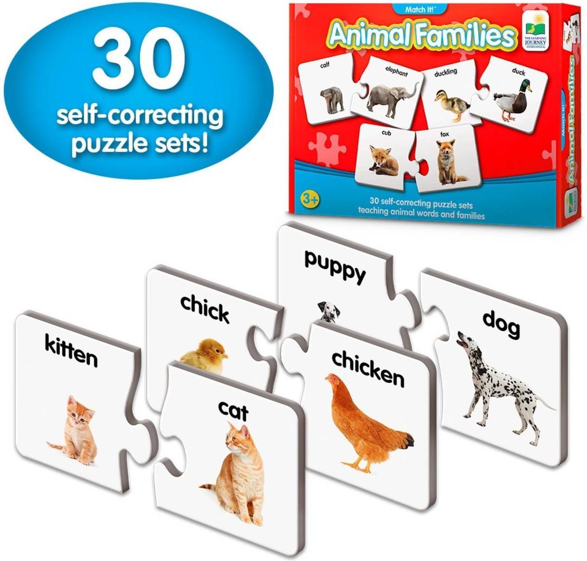 The Learning Journey Match It! Animal Families