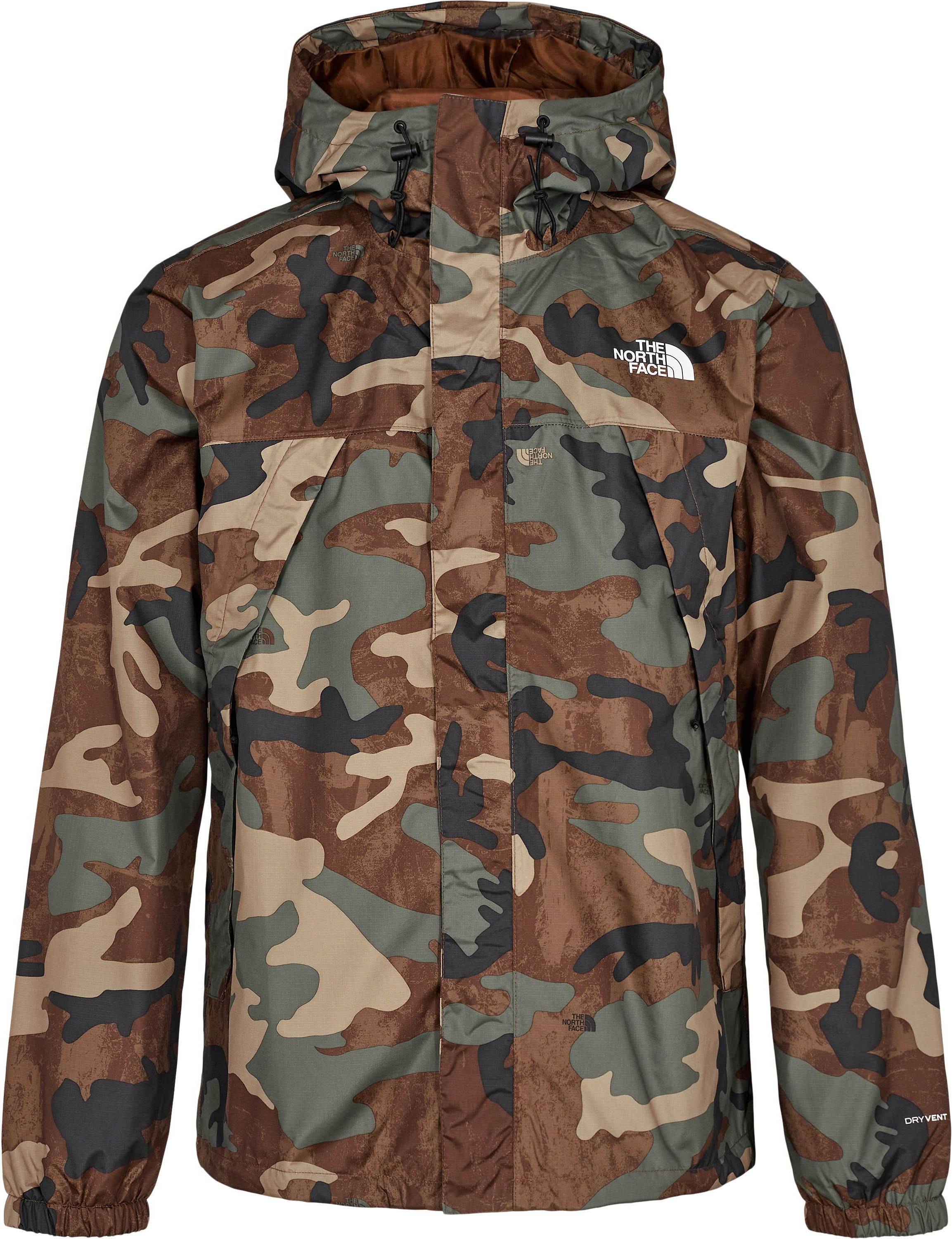 The North Face Antora Jacket - Kelp Tan/TNF Camo Print • Price