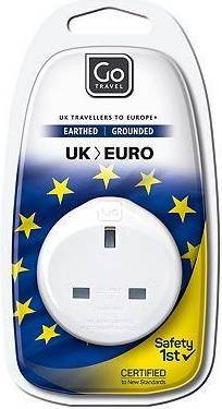 Go Travel UK-EU Adaptor