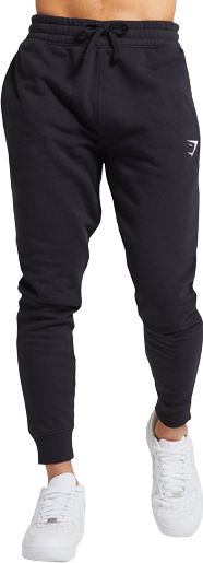 Gymshark Crest Joggers - Black • See best price