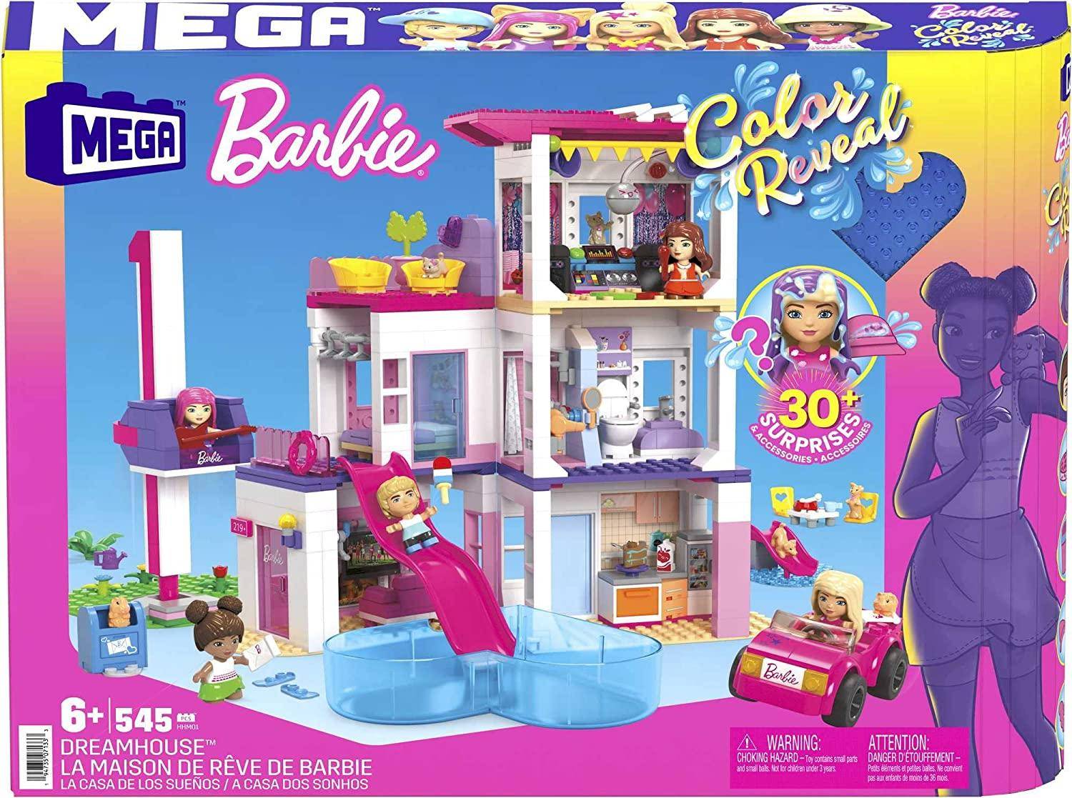 Mega Construx Barbie Color Reveal Dream House • Price