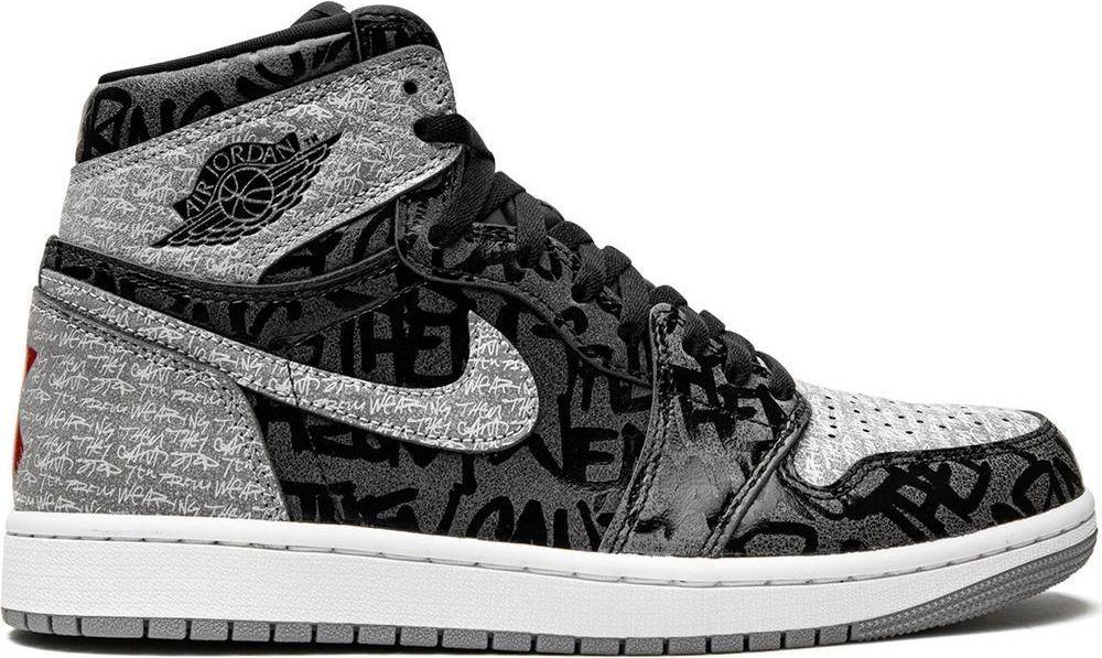 Nike Air Jordan 1 High OG Rebellionaire M - Black/White/Particle Grey