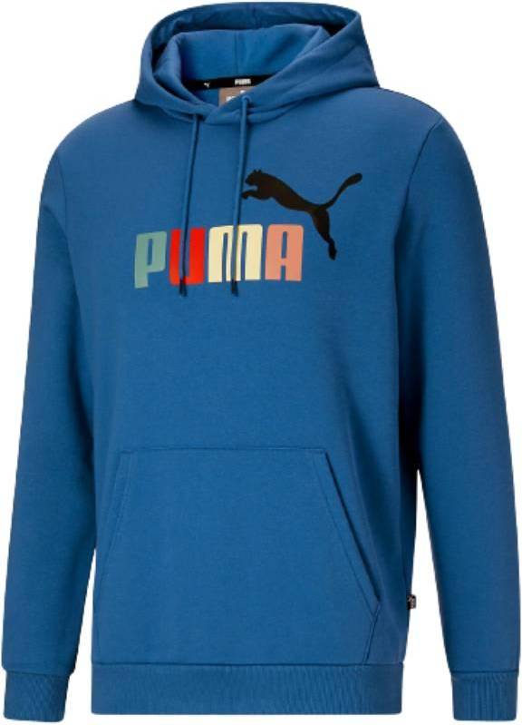 Puma Men's Essential++ Color Big Logo Fleece Hoodie • Price