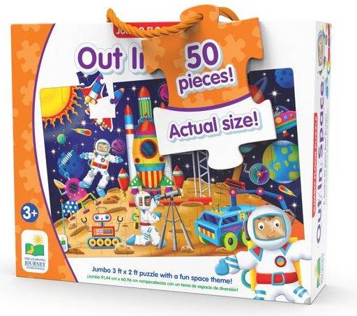 The Learning Journey Out in Space Jumbo Floor Puzzles 50 Pieces