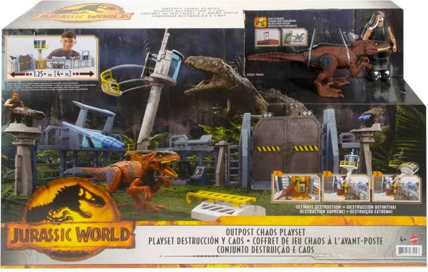 Mattel Jurassic World Dominion Outpost Chaos Playset • Price 1345
