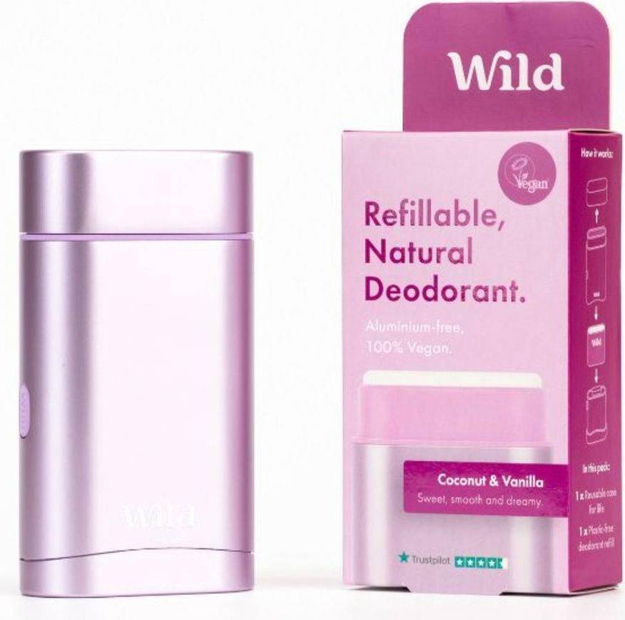 Wild Purple Case And Coconut & Vanilla Deodorant Starter Pack