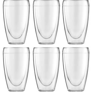 PAVINA Double wall Glass 25 cl, 6-pcs - Bodum @ RoyalDesign