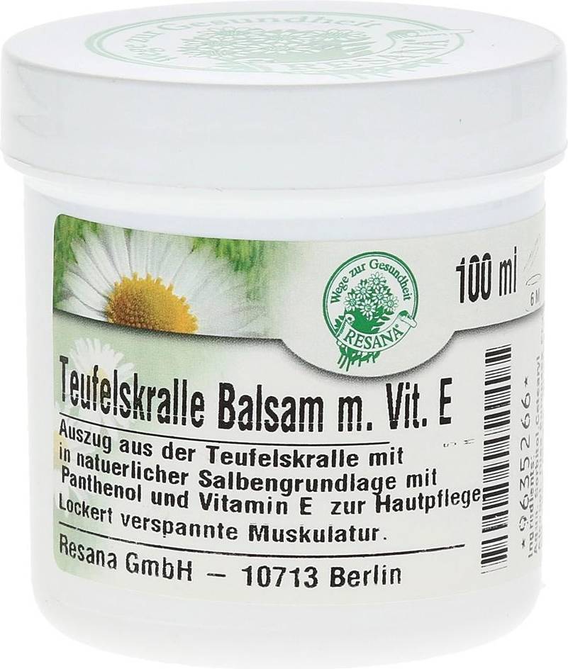 TEUFELSKRALLE BALSAM Vitamin E 100ml • Find prices