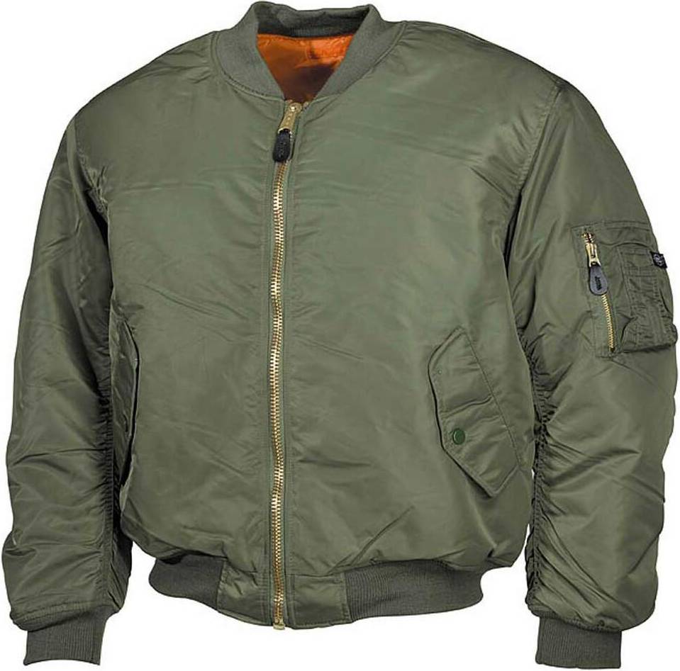 MFH Air Force MA-1 Pilot Jacket - Olive Green • Price