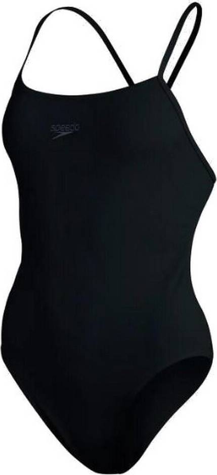 Speedo Endurance Thin Strap One Piece Swimsuit Black • Price