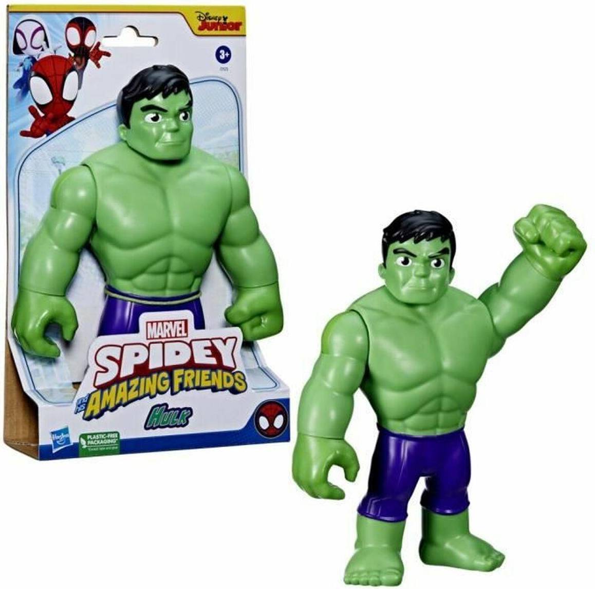 Hasbro Spidey and His Amazing Friends Supersized Hulk Action Figure No ...