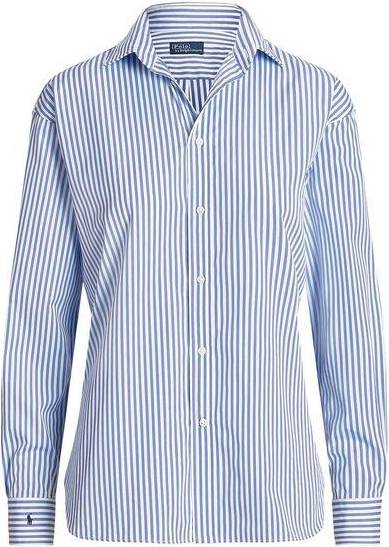 Polo Ralph Lauren Striped Popeline Shirt - Sky Blue • Price