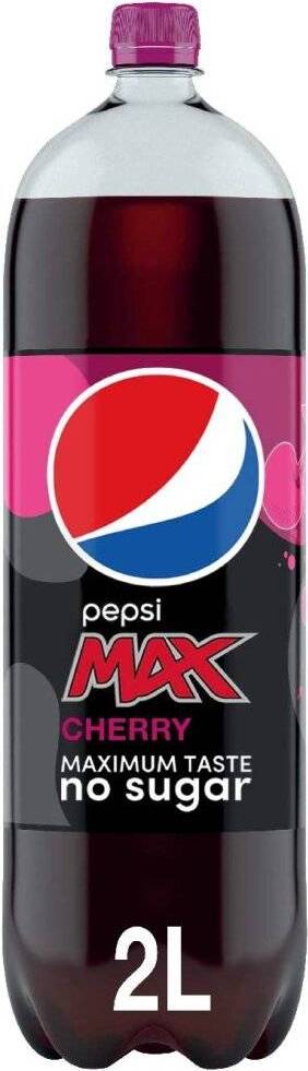 Pepsi Max Cherry No Sugar Cola 200cl 1pack • Price