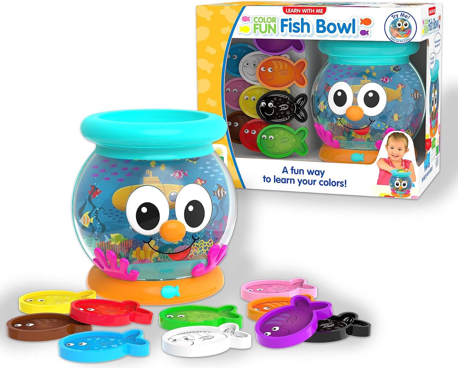 The Learning Journey Learn with Me Color Fun Fish Bowl