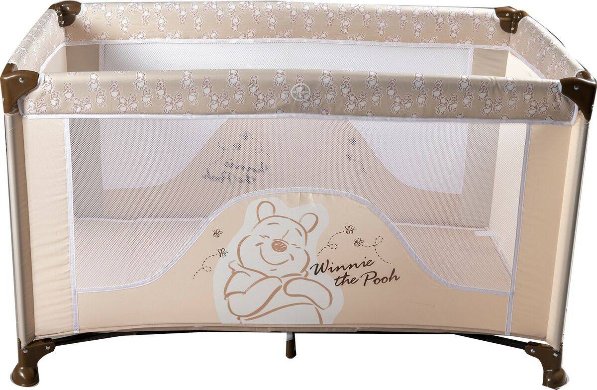 Travel cot Winnie The Pooh CZ10609 120 x 65 x 76 cm Beige