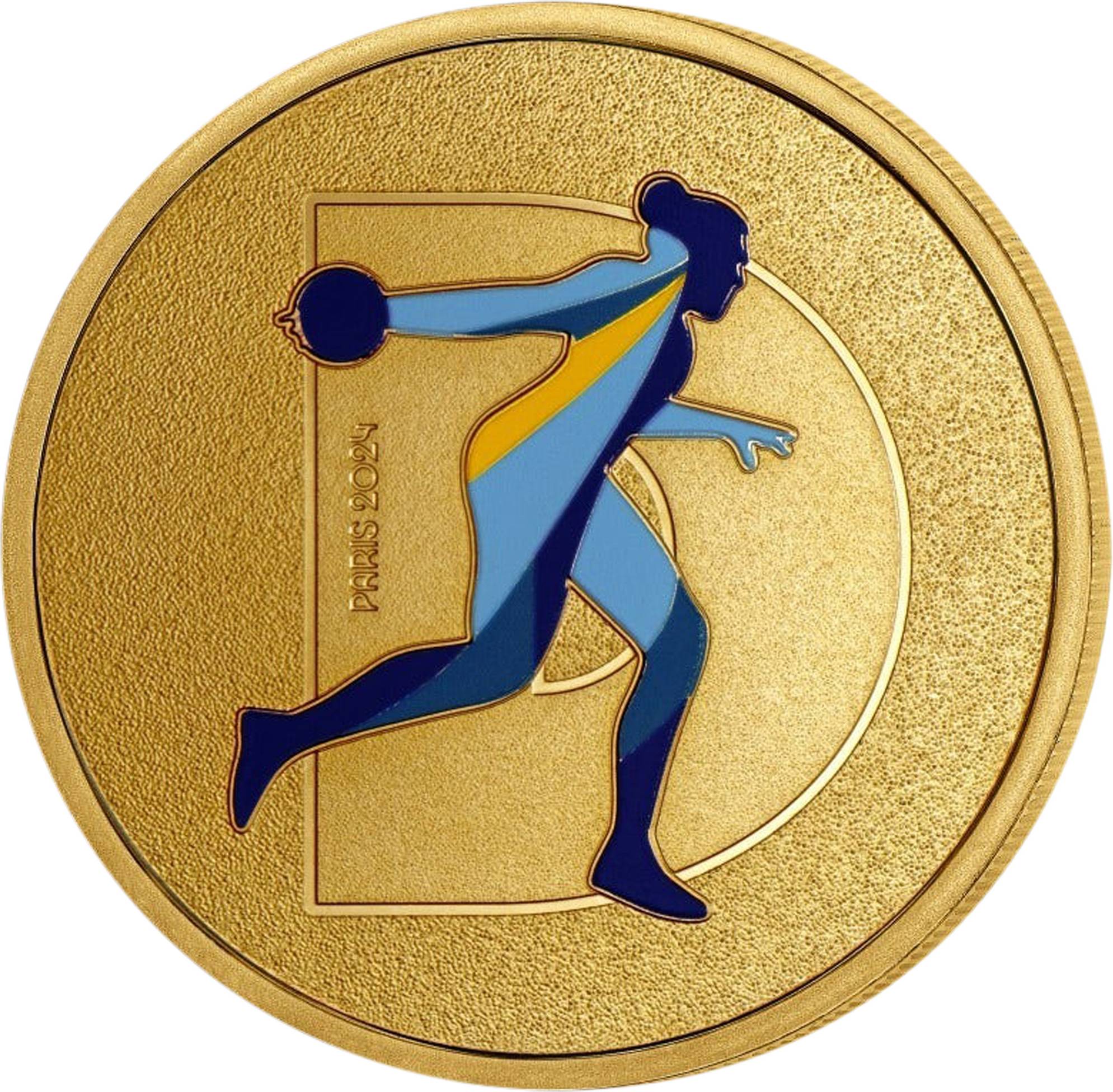 Paris 2024 Olympics Alphabet Sport Medallion DDiscus • Price