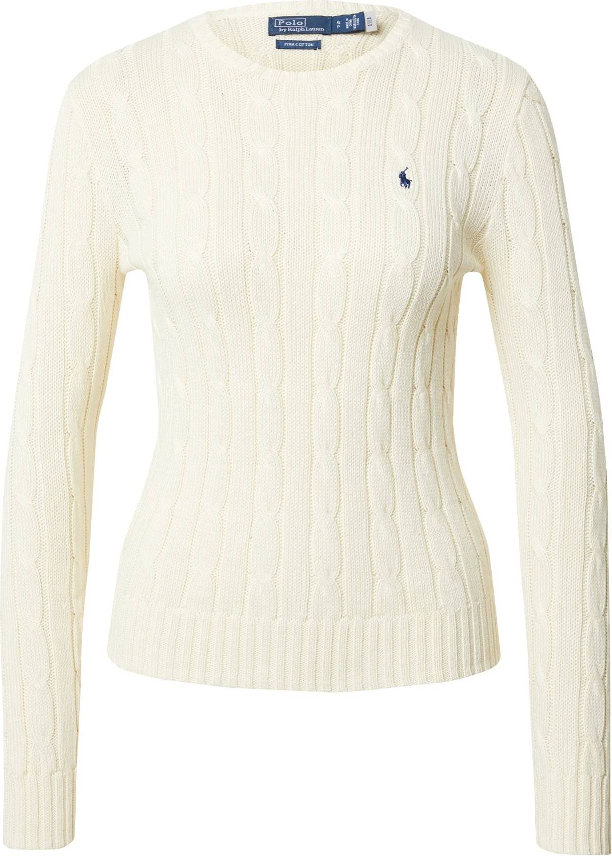 Polo Ralph Lauren Cable Knit Crewneck Jumper - Cream • Price