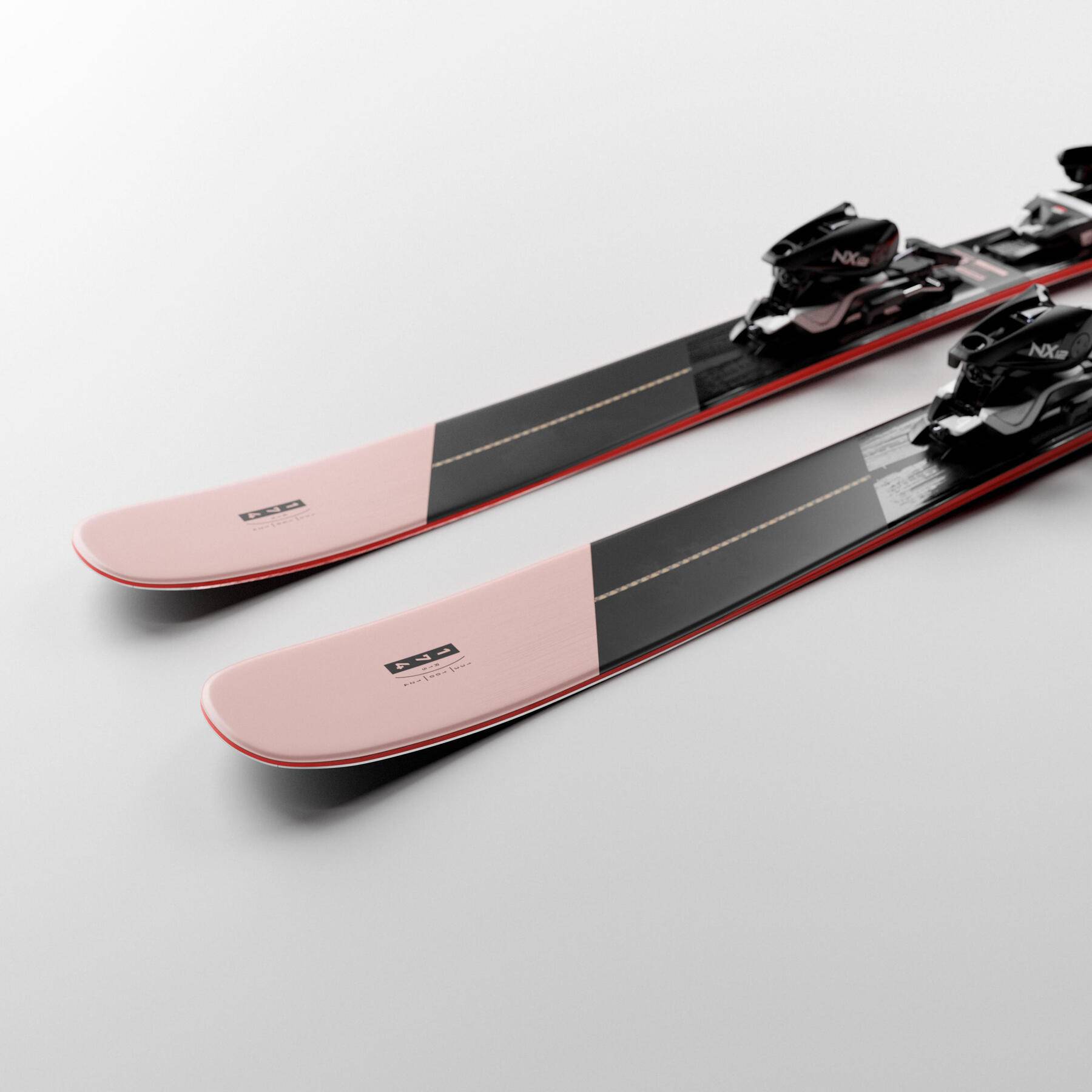 Wedze Ski Freeride Freestyle Slash 100 with Look NX 12 Konect GW ...