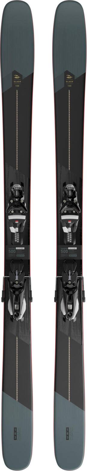 Wedze Ski Freeride Freestyle Slash 100 with Look NX 12 Konect GW ...