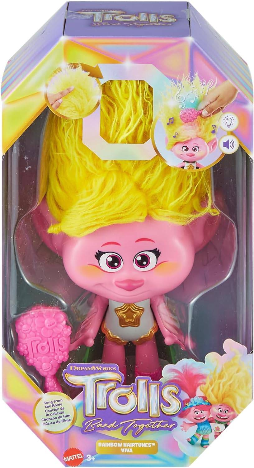 Mattel Trolls Band Together Rainbow Hairtunes Viva • Price