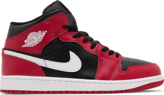 Nike Air Jordan 1 Mid M - Black/Gym Red/White