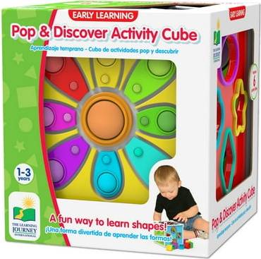 The Learning Journey Early Pop & Discover Activity Cube