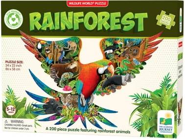 The Learning Journey Wildlife World Puzzle Rainforest: 200 Pcs