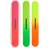 Tweezerman Neon Filemates 3-pack