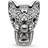 Thomas Sabo Karma Elephant Bead Charm - Silver/Black/White