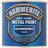 Hammerite Direct to Rust Hammered Effect Metal Paint Blue 0.75L