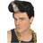 Smiffys Men's 90's Rapper Wig Quiff with Highlight