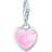 Thomas Sabo Charm Club Heart Charm Pendant - Silver/Quartz