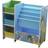 Liberty House Toys Safari Book Display with Storage & Fabric Bins