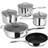 Stellar 7000 Draining Cookware Set with lid 5 Parts