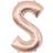 Amscan Rose Gold Letter S Balloon