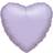 Amscan Foil Ballon Pastel Lilac Heart Standard Purple 10-pack