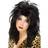 Smiffys 80's Popstar Wig Black