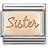 Nomination Composable Classic Sister Link Charm - Silver/Rose Gold