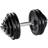 tectake Single Cast Iron Dumbbell 30kg