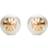 Tory Burch Double-T Logo Earrings - Gold/Pearl